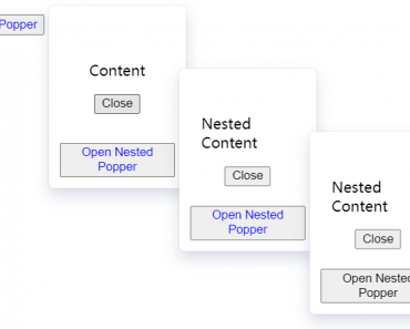 Nested & Auto-dismissable Layers In React
