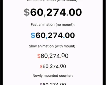 Animated Number Transitions in React Native with rn-number-flow