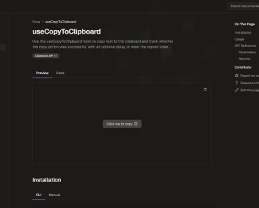 Copy-Paste React Hooks Collection for Developers – Hookcn Copy-Paste React Hooks Collection for Developers – Hookcn