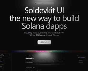 Solana dApp UI Components with Tailwind CSS – SolDevKit UI