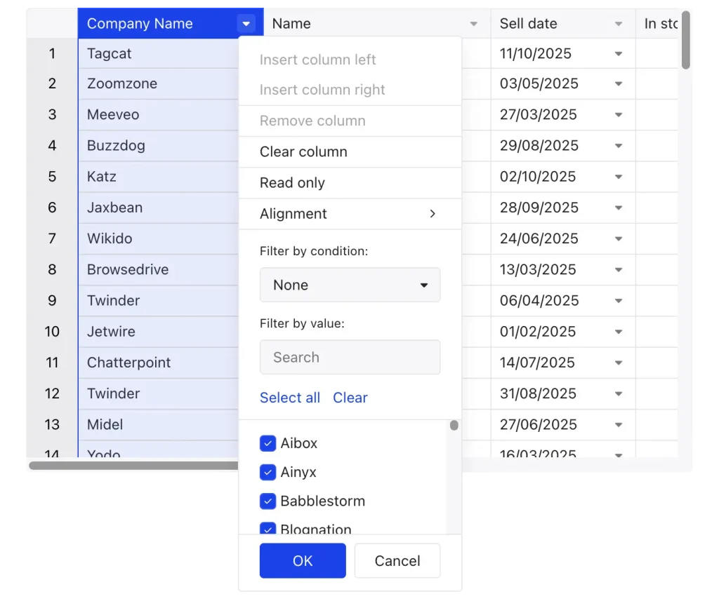 10 Best And Free Data Table Libraries For React Applications (2026 Update)