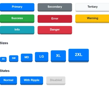 Interactive Button Component Library – React 3D Button