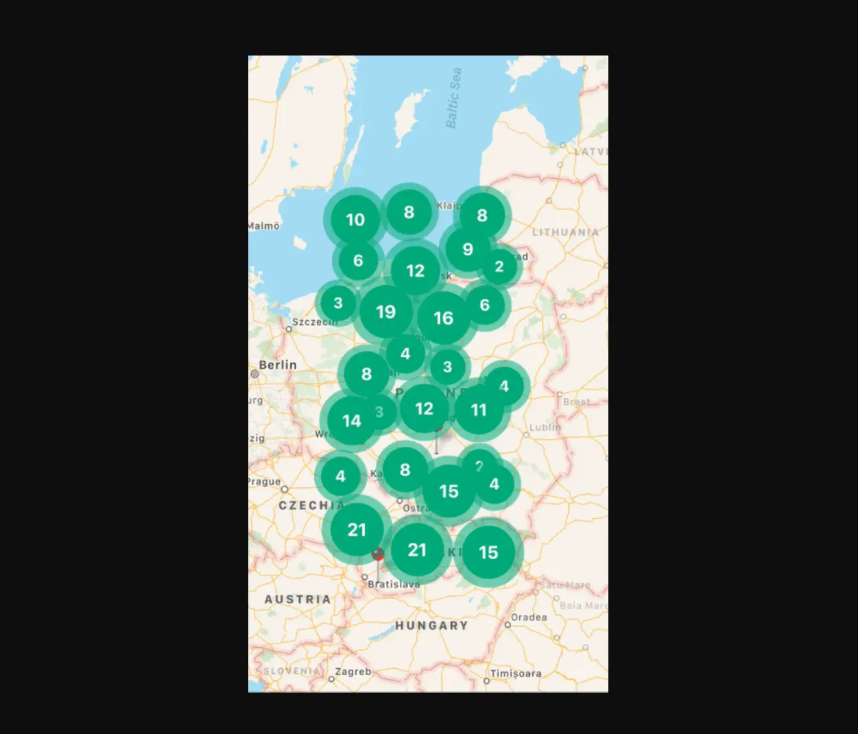 Better Native Map Clustering for React Native | Reactscript